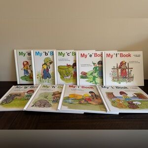 Vintage- Lot of 9 - Children's “My First Steps to Reading” Alphabet Book Set